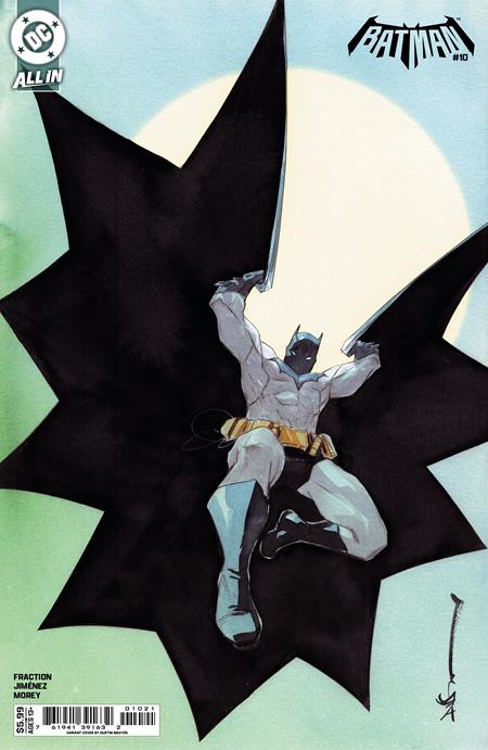 BATMAN #10 CVR B DUSTIN NGUYEN CARD STOCK VAR